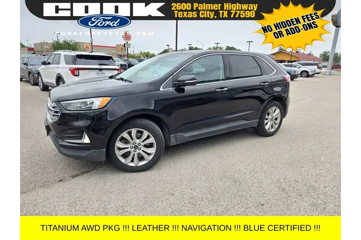 $19783 : Ford Edge 2022 AWD Titanium image 1