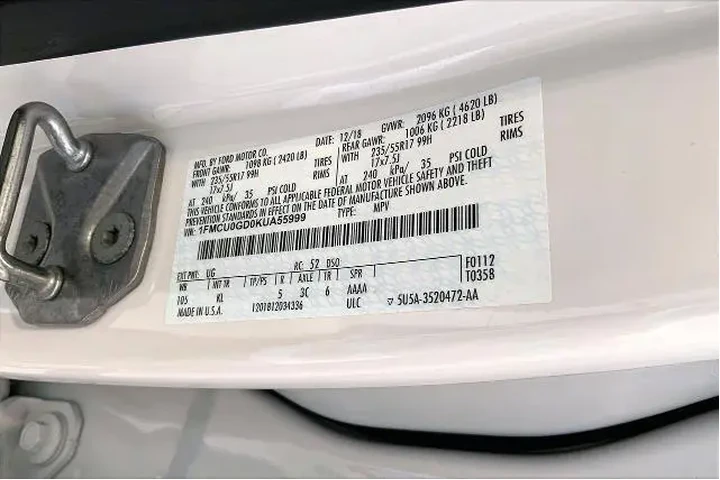 $11721 : Ford Escape 2019 SE 4dr SUV image 8