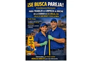 Trabajo de limpieza en noche en San Diego