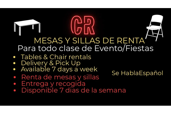 Rento Mesas y Sillas image 1