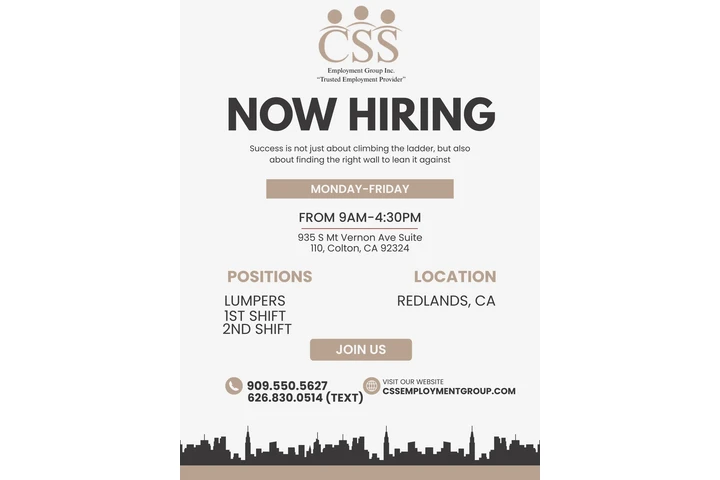 Cargadores 1st turno/2nd turno image 1