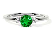 $614 : Shop 0.60 cttw Emerald Rings thumbnail