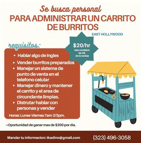 ADMINISTRAR CARRITO DE BURRITO image 1