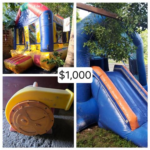 $1000 : 2 castillos inflables y 1 moto image 10