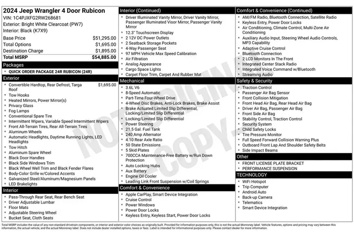$32204 : Jeep Wrangler 2024 4x4 Rubic image 2