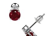 $1145 : Shop Ruby Diamond Earrings thumbnail