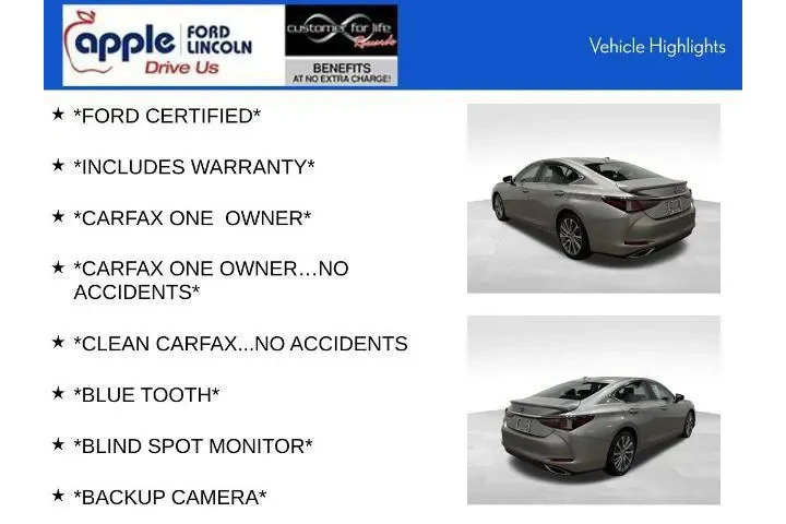 $30300 : Lexus ES 350 2021 4dr Sedan image 9