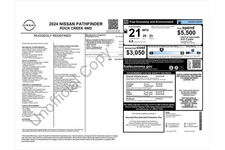 $35587 : Nissan Pathfinder 2024 AWD R image 3