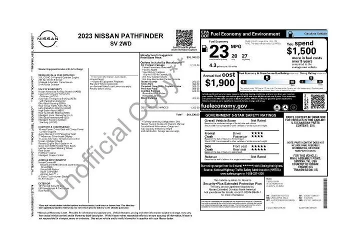 $29000 : Nissan Pathfinder 2023 SV 4d image 3