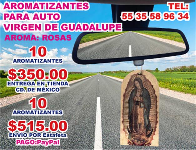 $250 : AROMATIZANTES VIRGEN  DE GUADA image 1