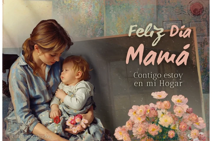 Cuatro Acabados Feliz Dí Mamá image 1