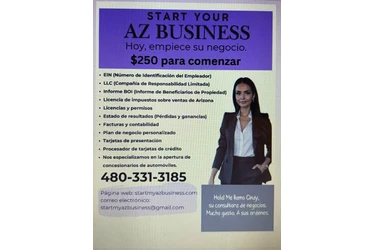 Empiece Su Negocio Hoy Mismo en Phoenix