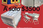$650 : Lonas sillas y mesas baratas thumbnail