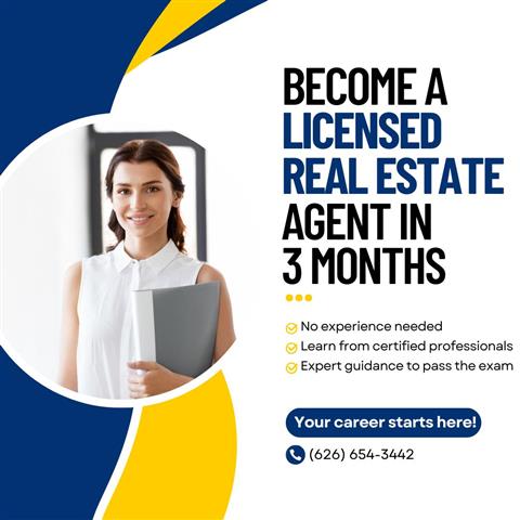 Become a licensed real estate image 1