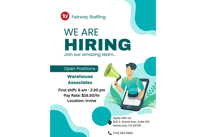 Hiring for a company in Irvine image 1