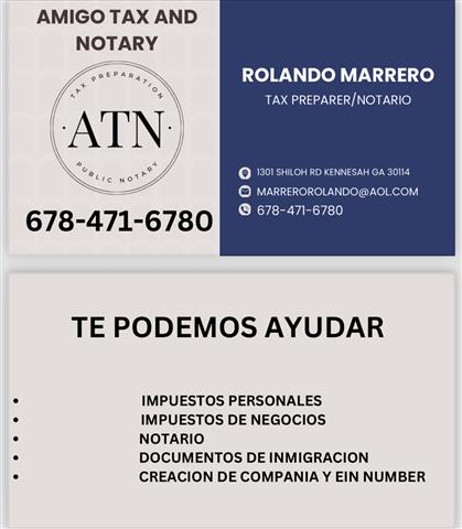 Amigo Tax and Notary LLC image 1