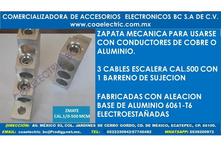 ZAPATA MECANICA 3 CABLES image 1