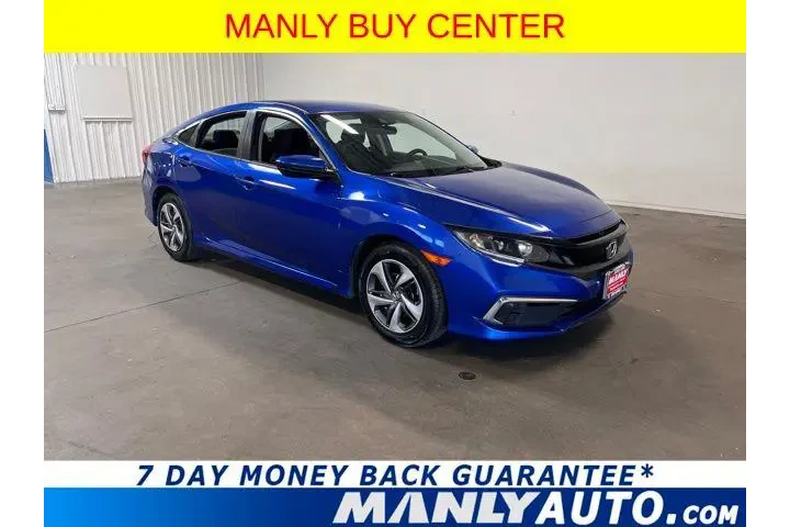 $18442 : Honda Civic 2020 LX 4dr Seda image 1