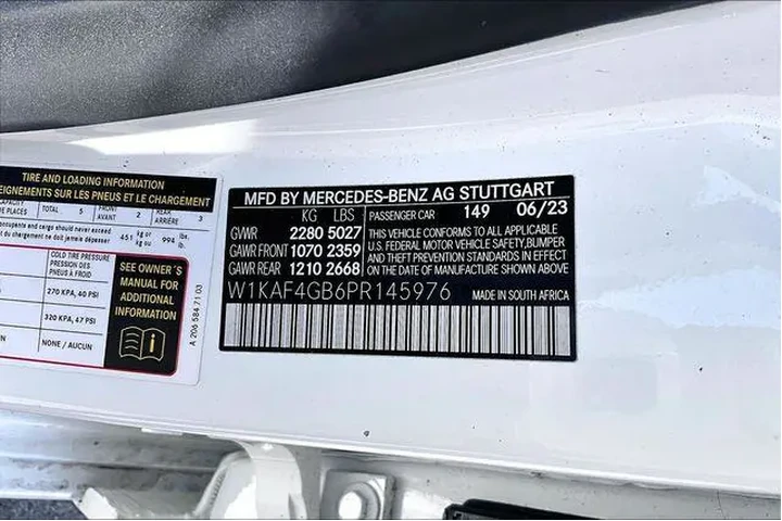 $35000 : Mercedes-Benz C-Class 2023 C image 6