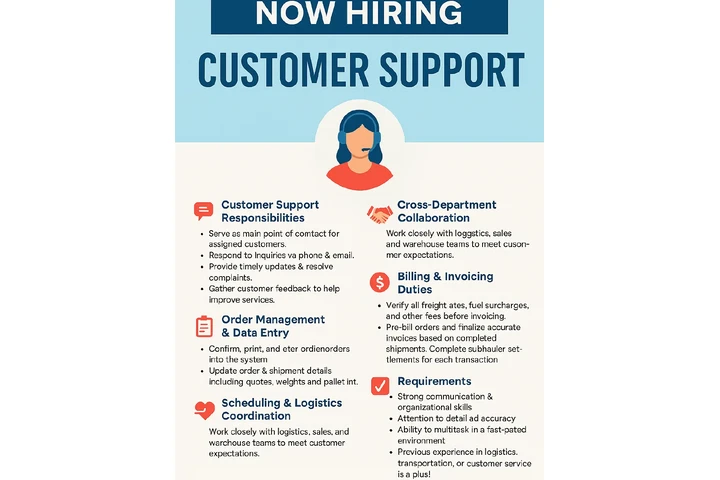 Customer Service/ Dispatch image 1
