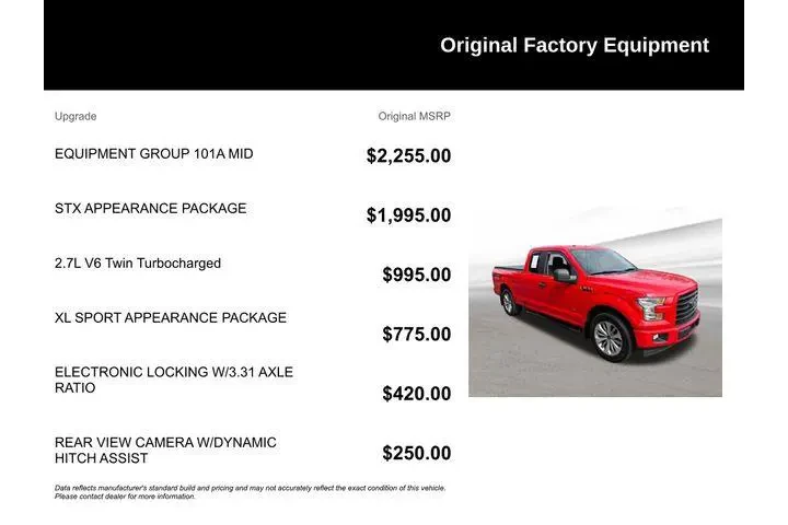 $16470 : Ford F-150 2017 4x2 Lariat 4 image 9