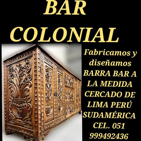 $1 : Barra bar colonial vendo image 7