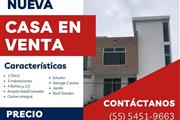 Casa nueva en venta en Toluca
