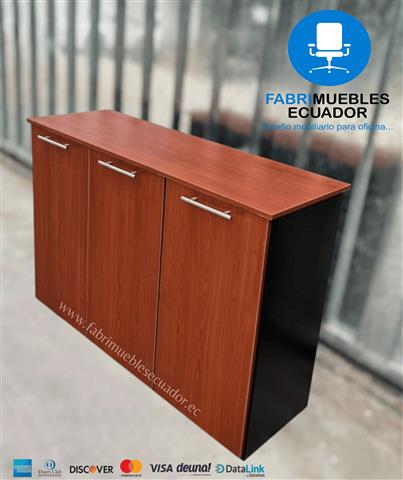 $1 : CREDENZA EN MELAMINA 3 PUERTAS image 3