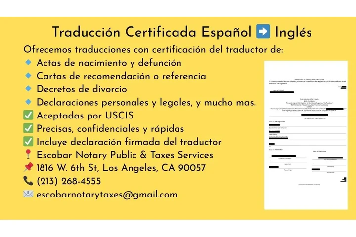 Traducción Legal Español-Inglé image 1
