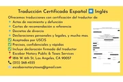Traducción Legal Español-Inglé en Los Angeles