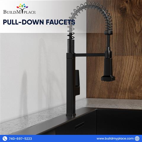 $64.84 : Pull-Down Kitchen Faucets image 1