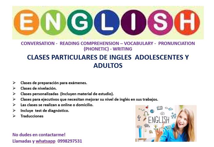 CLASES PARTICULARES DE INGLES image 1