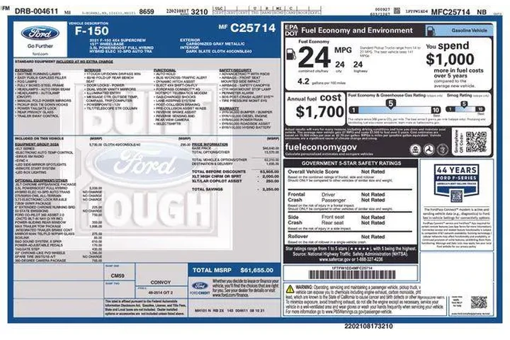 $36995 : Ford F-150 2021 4x4 XL 4dr S image 7