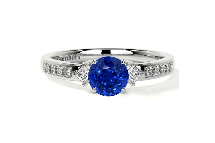 $9283 : Blue Sapphire Ring image 1