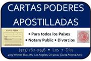 █►📌CARTAS PODER► APOSTILLADOS en Riverside