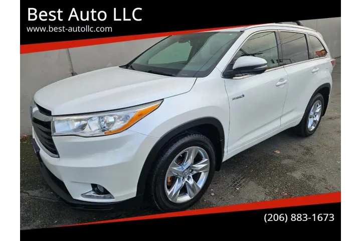 $13999 : 2015 Highlander Hybrid Limite image 3