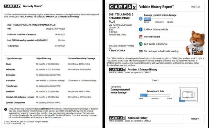 $21999 : 2021 Model 3 Standard Range P image 10