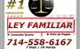 ☑ LEY FAMILIAR en Orange County