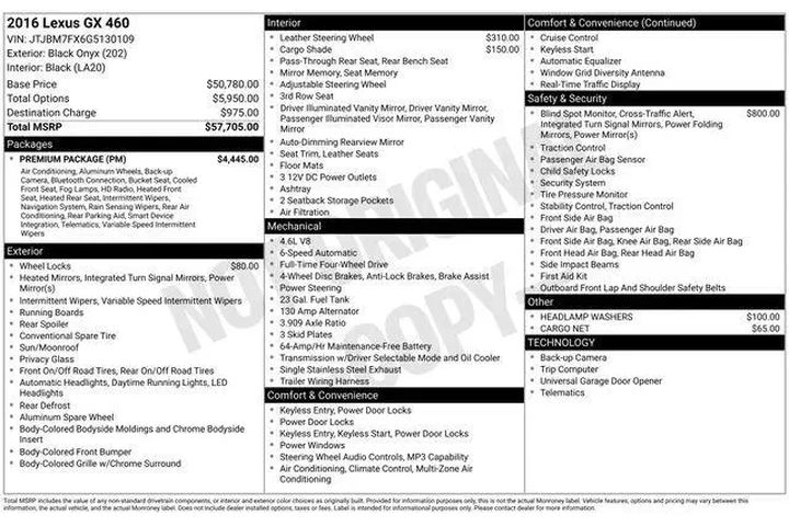 $25892 : Lexus GX 460 2016 AWD 4dr SU image 9