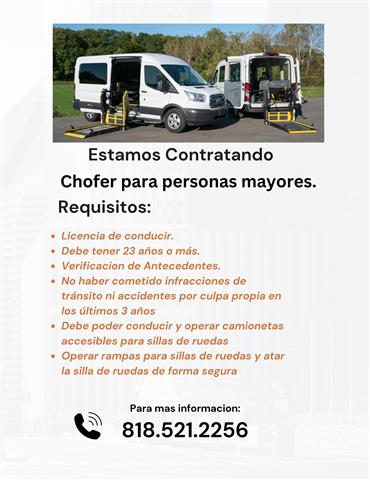 Chofer para transporte image 1