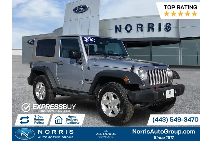 $17995 : Jeep Wrangler 2016 4x4 Sport image 1