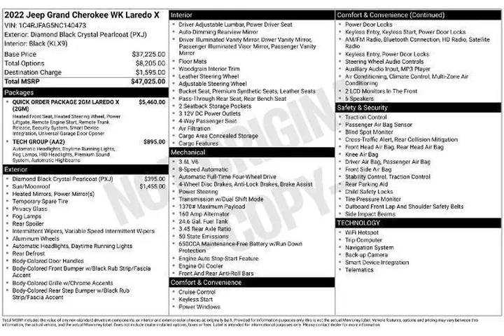 $29685 : Jeep Grand Cherokee WK 2022 image 8
