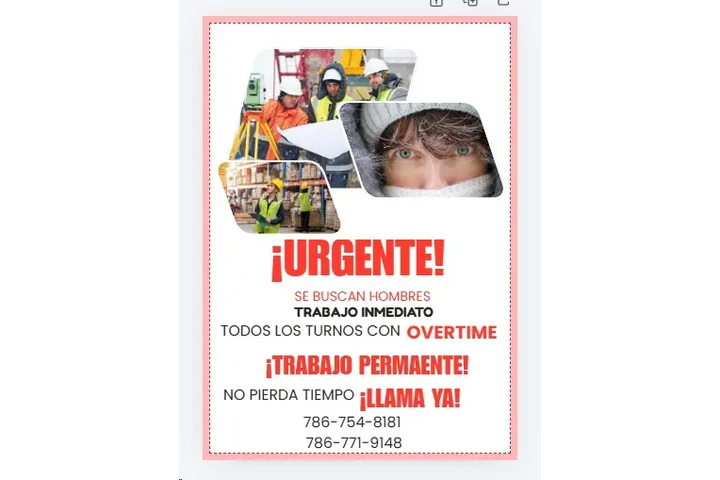 Hombres para trabajar de inmed image 1