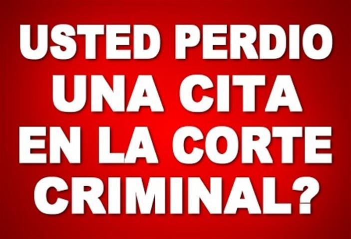 CITA EN LA CORTE CRIMINAL ? image 1