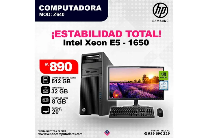 Computador Intel Xeon E5-1650 image 1