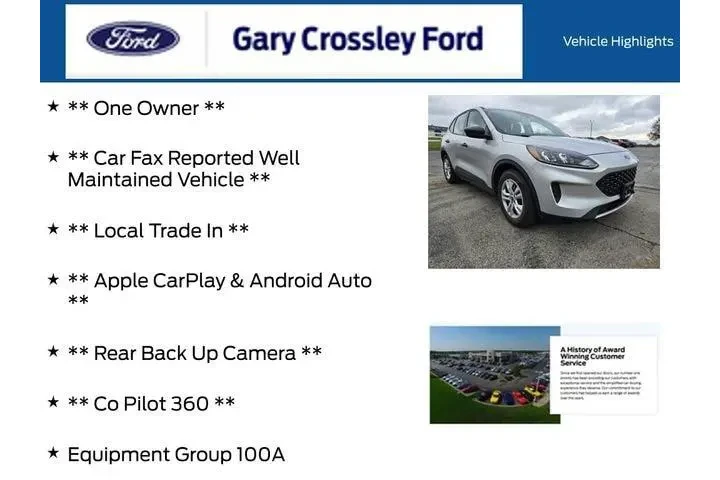 $15500 : Ford Escape 2020 S 4dr SUV image 6