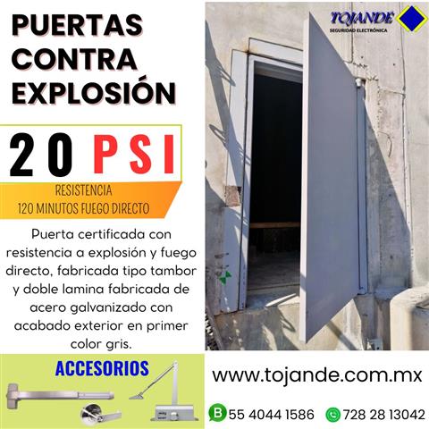 PUERTAS ANTI EXPLOSIÓN TOJANDE image 3