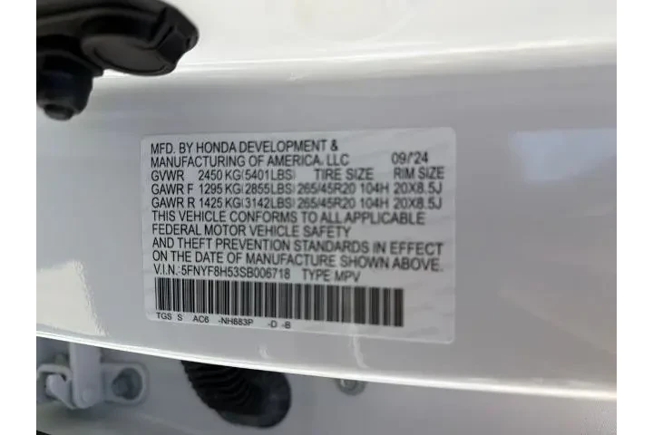 $36765 : Honda Passport 2025 AWD EX-L image 10