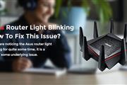 Asus router light blinking