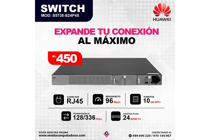$450 : HUAWEI Switch S5735 - S24P4X image 2